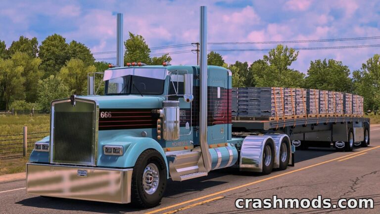 Eichel Trucking Skin – W900L/B Truck Livery American Truck Simulator mod screenshot
