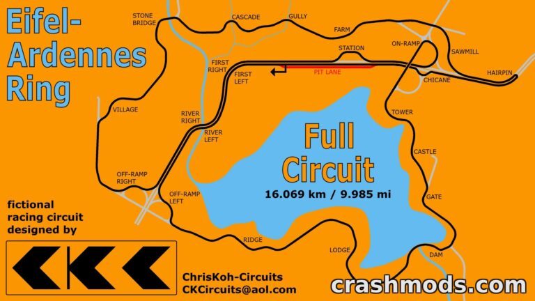 Eifel-Ardennes Ring – Fictional 16.1 km Countryside Circuit Assetto Corsa mod screenshot
