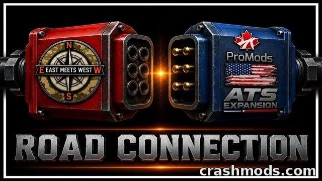 EMMN Promods RC – Map Connector Addon American Truck Simulator mod screenshot