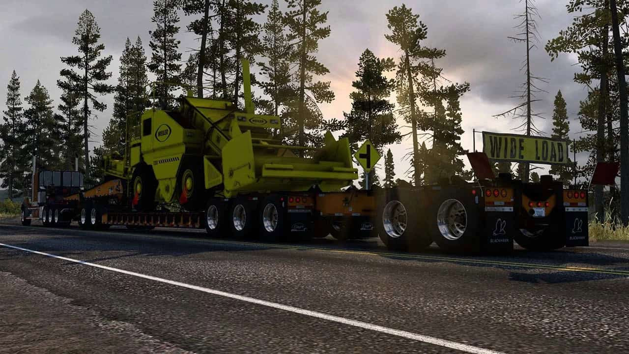 Etnyre Black Hawk Lowboy – Customizable Heavy Trailer – screenshot 2