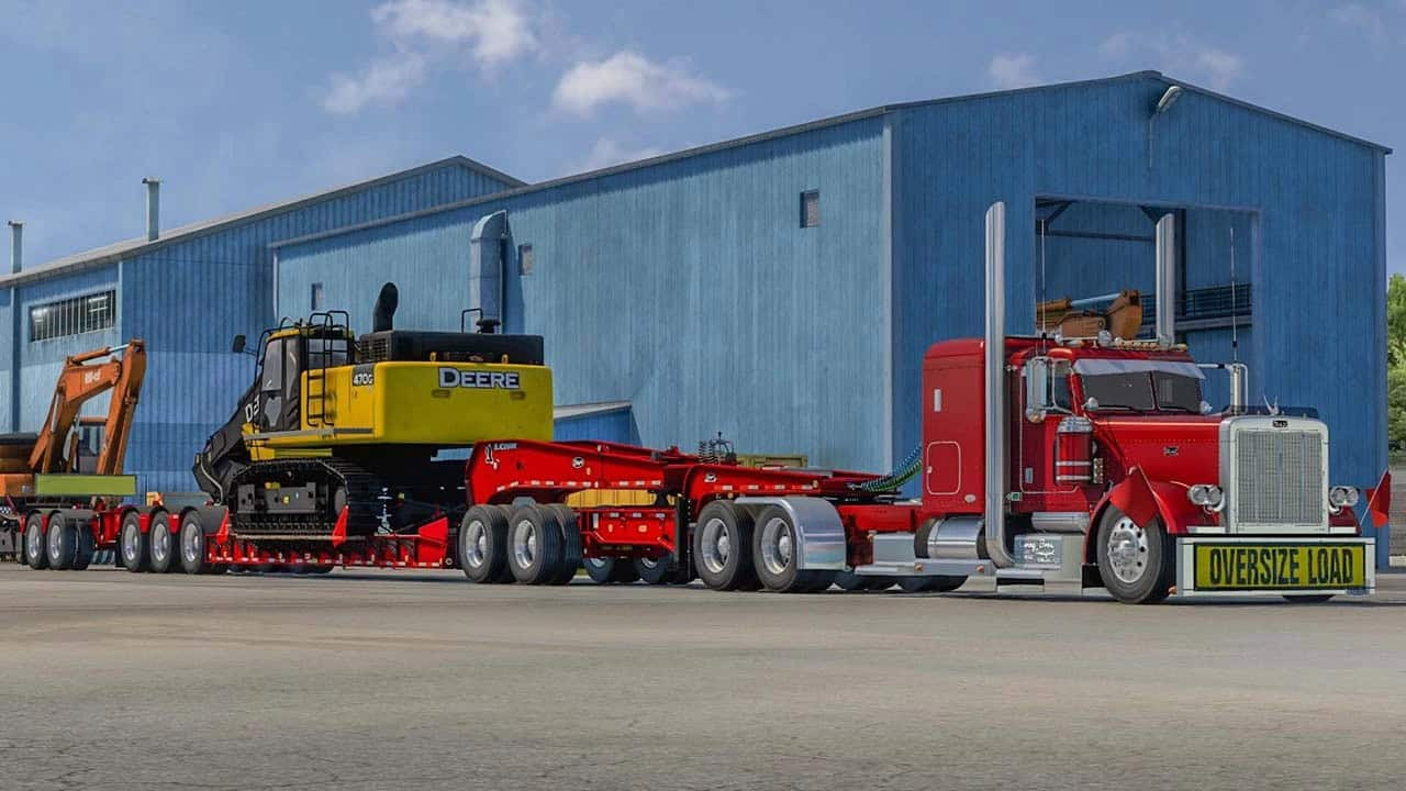 Etnyre Black Hawk Lowboy – Customizable Heavy Trailer – screenshot 4