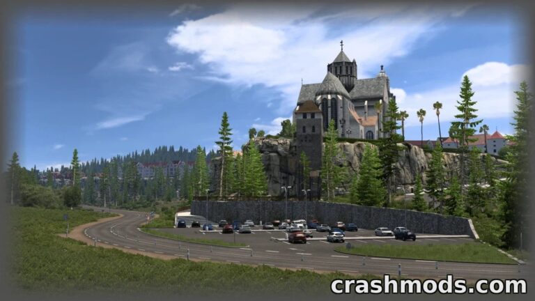 European Grand Utopia – Integrated Ferry Access Map Addon Euro Truck Simulator 2 mod screenshot