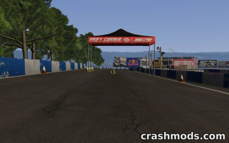 Evergreen Speedway FD – Formula Drift Layout in Monroe Assetto Corsa mod screenshot