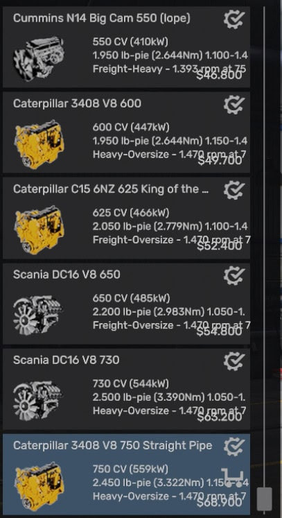 Express Engine Pack – Realistic American Engines & Gearboxes – screenshot 2