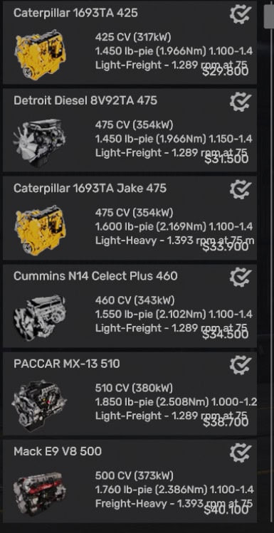 Express Engine Pack – Realistic American Engines & Gearboxes – screenshot 3