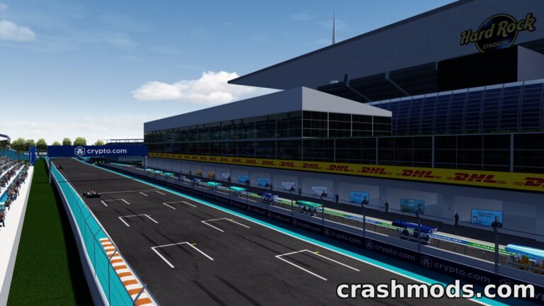 F1 Miami 2022 – Realistic Miami International Autodrome Circuit Assetto Corsa mod screenshot