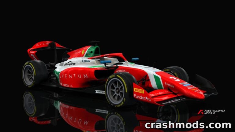 F2 2024 – 620 HP Turbo Racing Car Assetto Corsa mod screenshot