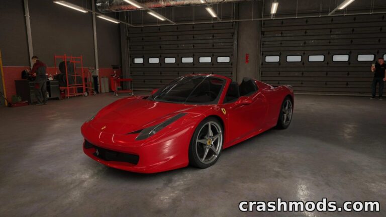 Ferrari 458 Italia Spider – Convertible Sports Car Assetto Corsa EVO mod screenshot