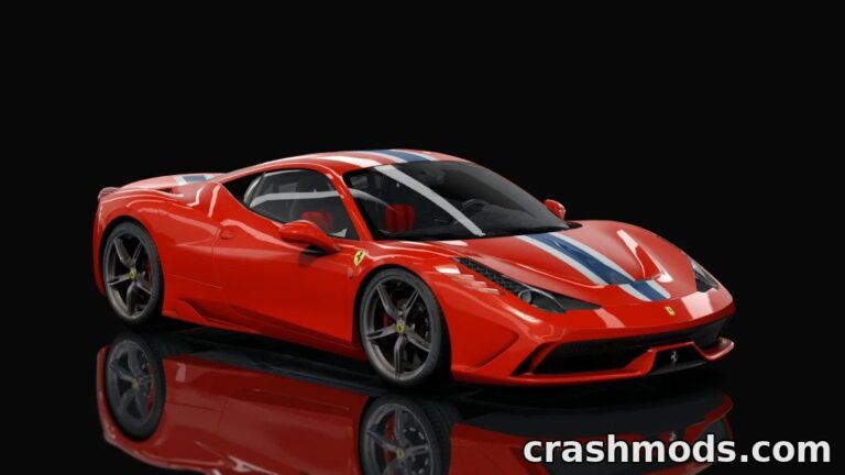 Ferrari 458 Speciale – Real-Data Physics Supercar Assetto Corsa mod screenshot