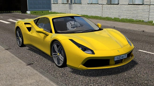 Ferrari 488 GTB 2015 – 670 hp Rear-Drive Supercar City Car Driving mod screenshot
