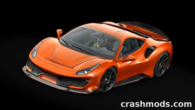 Ferrari 488 Pista – Track-Focused Supercar with VR Support Assetto Corsa mod screenshot