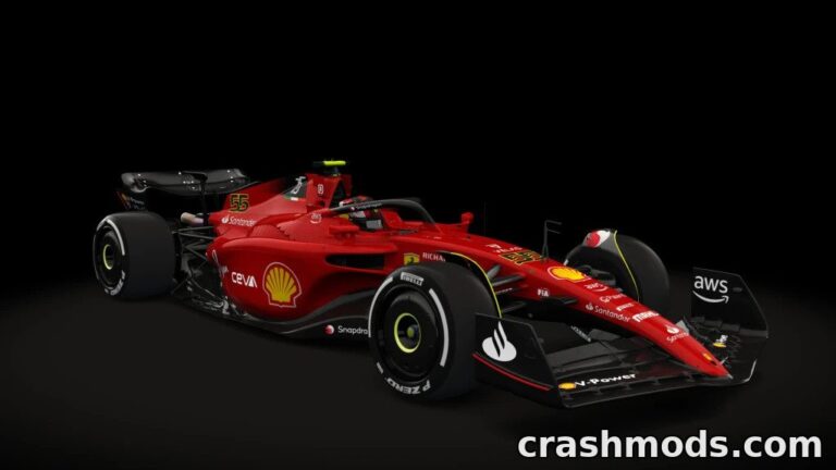 Ferrari F1-75 S2 – 2022 Formula One Racing Car Assetto Corsa mod screenshot