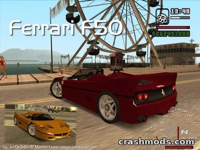Ferrari F50 – Classic Italian Supercar Conversion GTA San Andreas mod screenshot