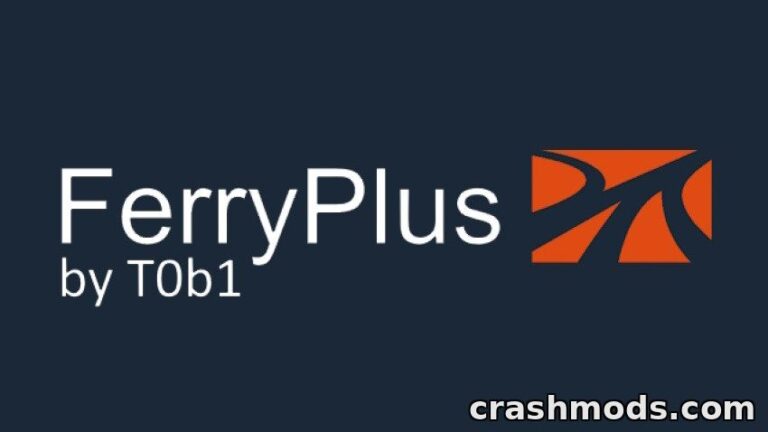 FerryPlus – 54 New Ferry Connections for ProMods Euro Truck Simulator 2 mod screenshot