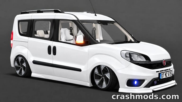 Fiat Doblo – Lowered Build With Steel Wheels BeamNG.drive mod screenshot