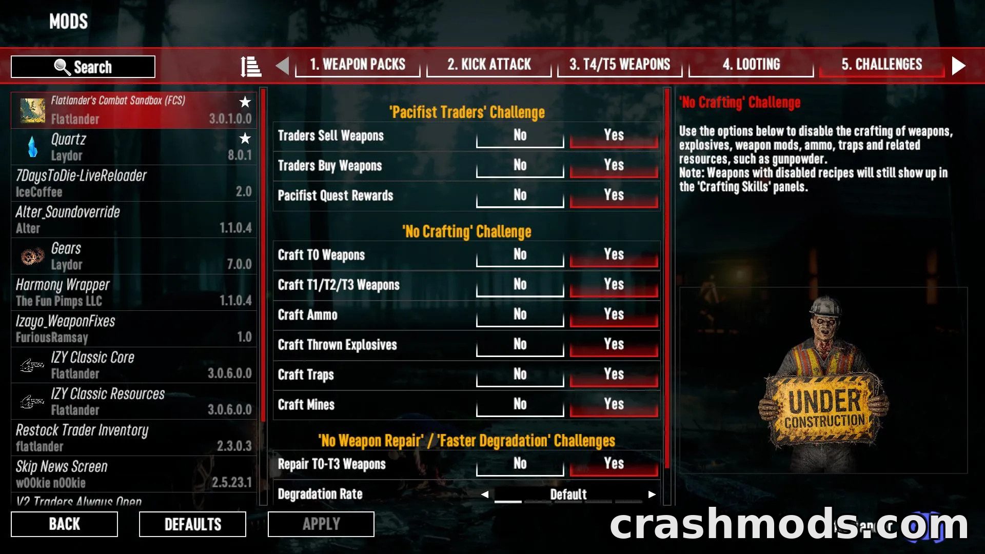 Flatlander’s Combat Sandbox – Weapon Tweaks for IZY Classic – screenshot 7