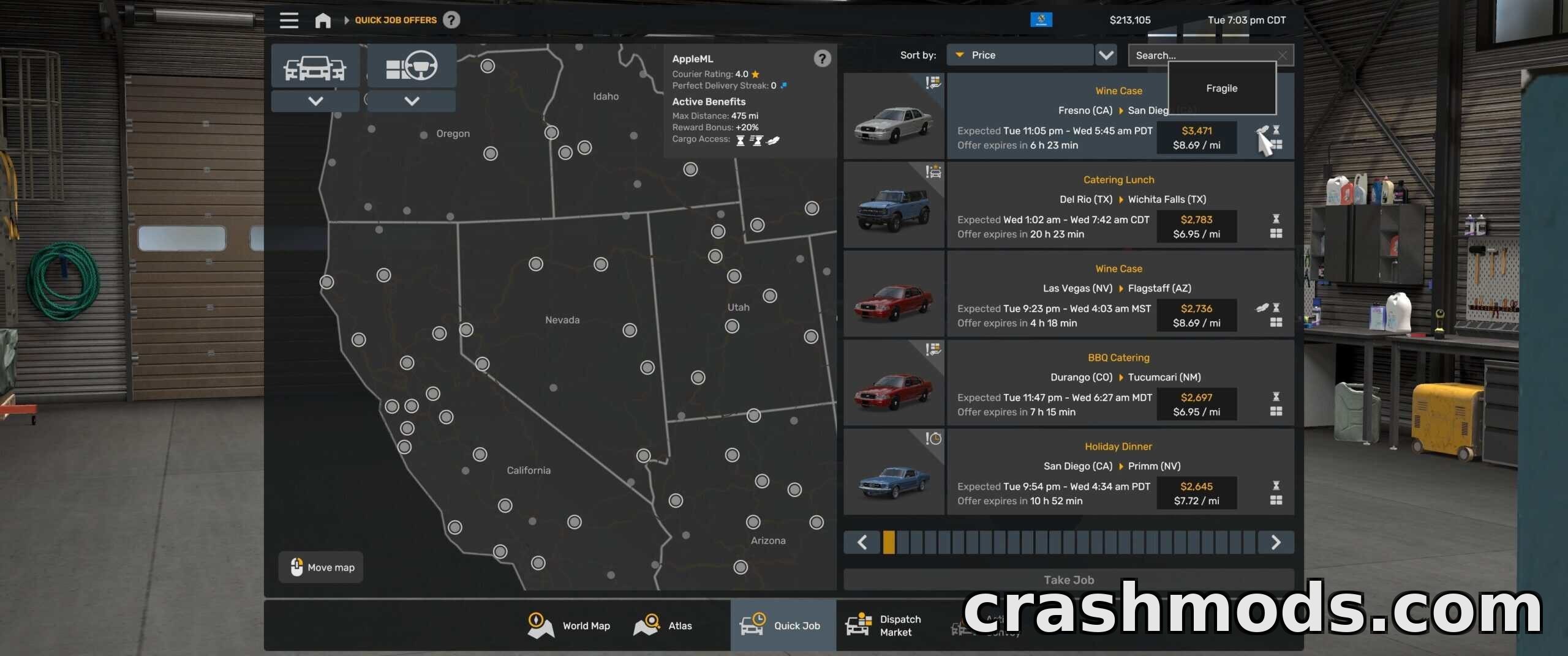 Food Courier Jobs – Delivery Cargo Add-on – screenshot 3