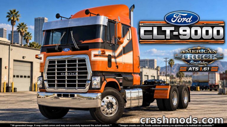 Ford CLT 9000 – Custom Truck with Big Sleeper American Truck Simulator mod screenshot