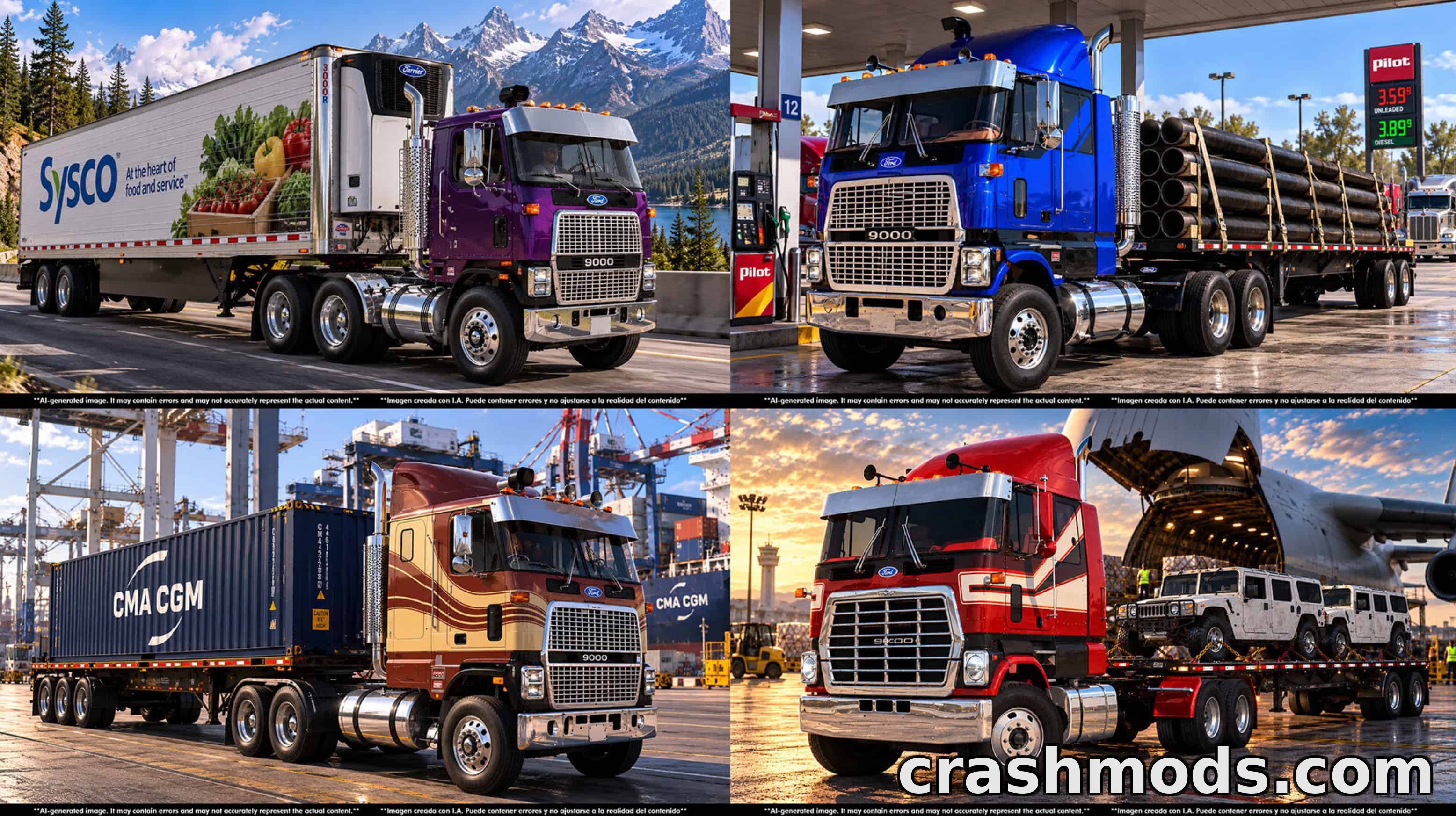 Ford CLT 9000 – Custom Truck with Big Sleeper – screenshot 4