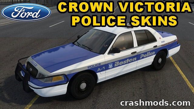 Ford Crown Victoria – Police Paint Pack American Truck Simulator mod screenshot