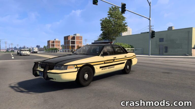 Ford Crown Victoria – Police Livery Pack American Truck Simulator mod screenshot