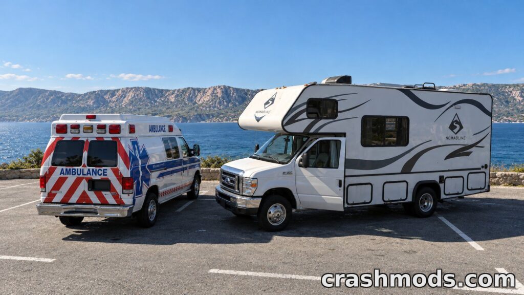 Ford E-Series 2008 – Versatile American Van Collection BeamNG.drive mod screenshot