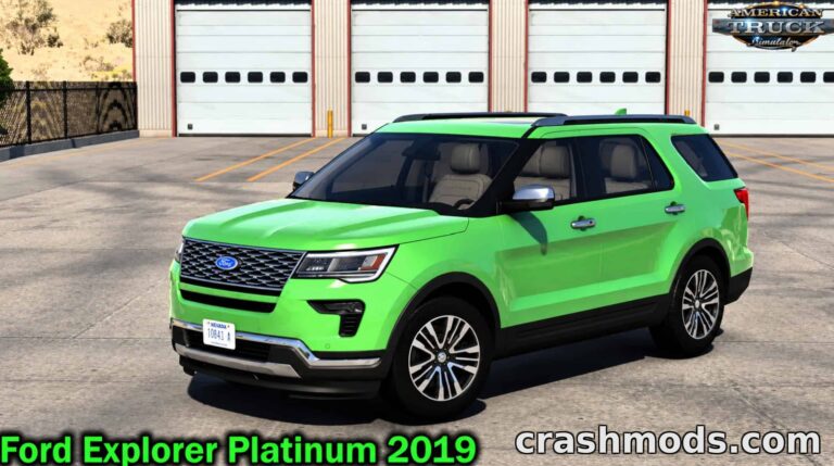 Ford Explorer Platinum 2019 – SUV with Interior American Truck Simulator mod screenshot