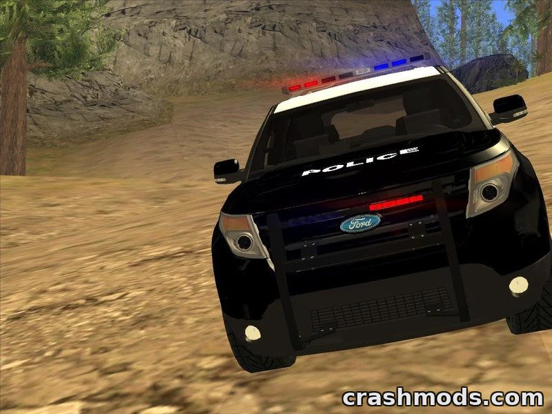 Ford Explorer Police Patrol – High-Poly Police SUV – screenshot 3