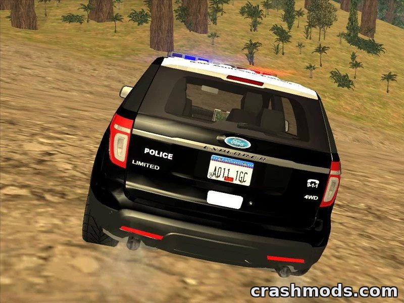 Ford Explorer Police Patrol – High-Poly Police SUV – screenshot 4