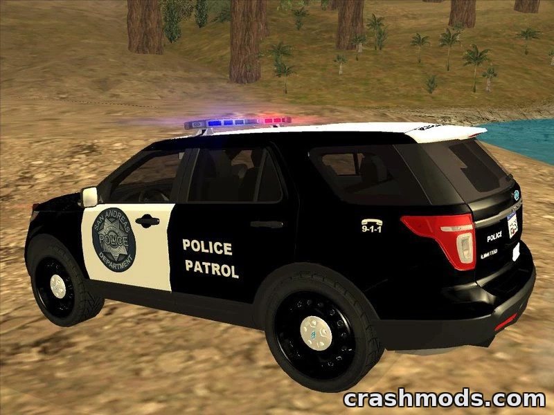 Ford Explorer Police Patrol – High-Poly Police SUV – screenshot 5