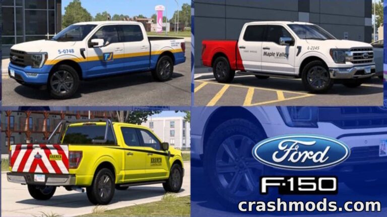 Ford F-150 Skinpack – Custom Paint Designs American Truck Simulator mod screenshot