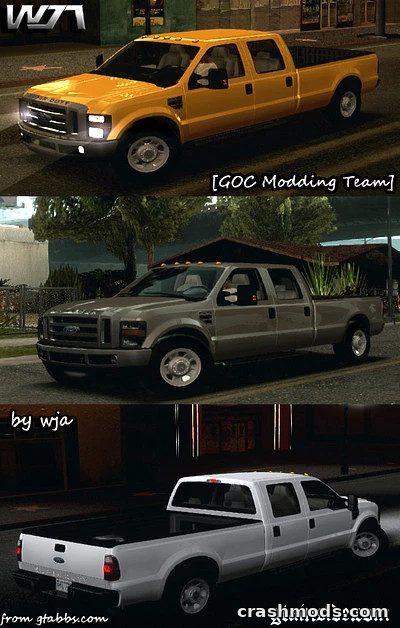 Ford F-350 2010 – Four-Door Pickup with Full Damage GTA San Andreas mod screenshot