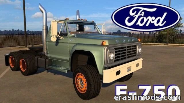 Ford F-750 Truck – Classic Heavy-Duty Hauler American Truck Simulator mod screenshot