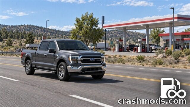 Ford F150 – Zero Fuel Consumption Tweak American Truck Simulator mod screenshot