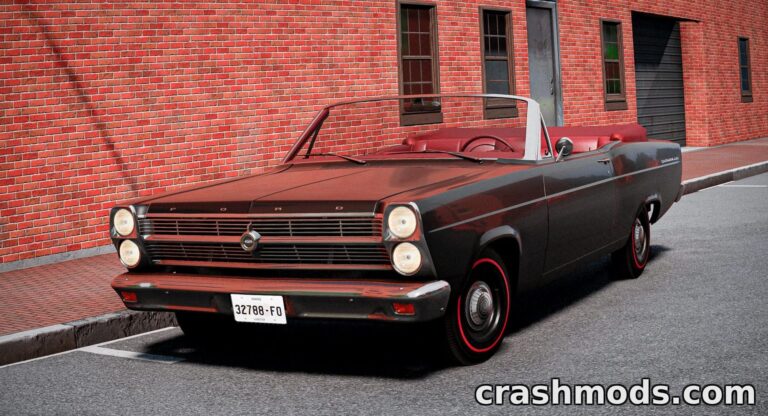 Ford Fairlane 500 1966 – Classic Coupe with 18 Configurations BeamNG.drive mod screenshot