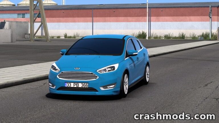 Ford Focus Mk3 – Hatchback and Sedan with Tuning Options Euro Truck Simulator 2 mod screenshot