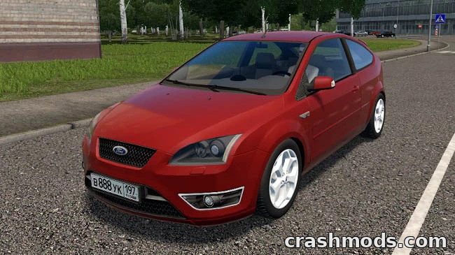 Ford Focus ST III 2006 – Hot Hatch with Trailer Support City Car Driving mod screenshot