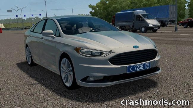 Ford Fusion 2017 – 245 hp Front-Drive Car with Automatic City Car Driving mod screenshot