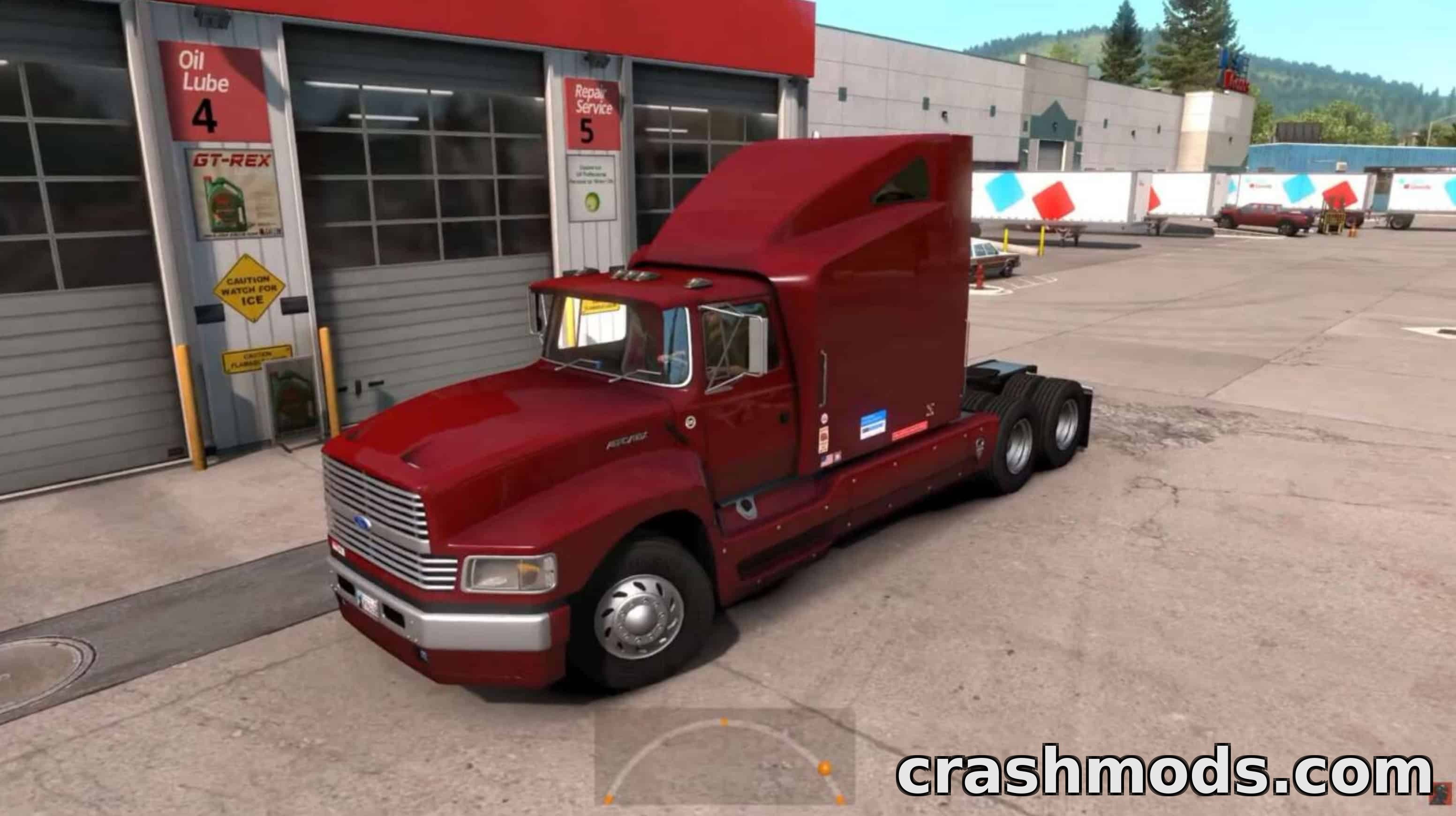 Ford LTL 9000 Aeromax – Detailed Truck with Custom Interior – screenshot 3
