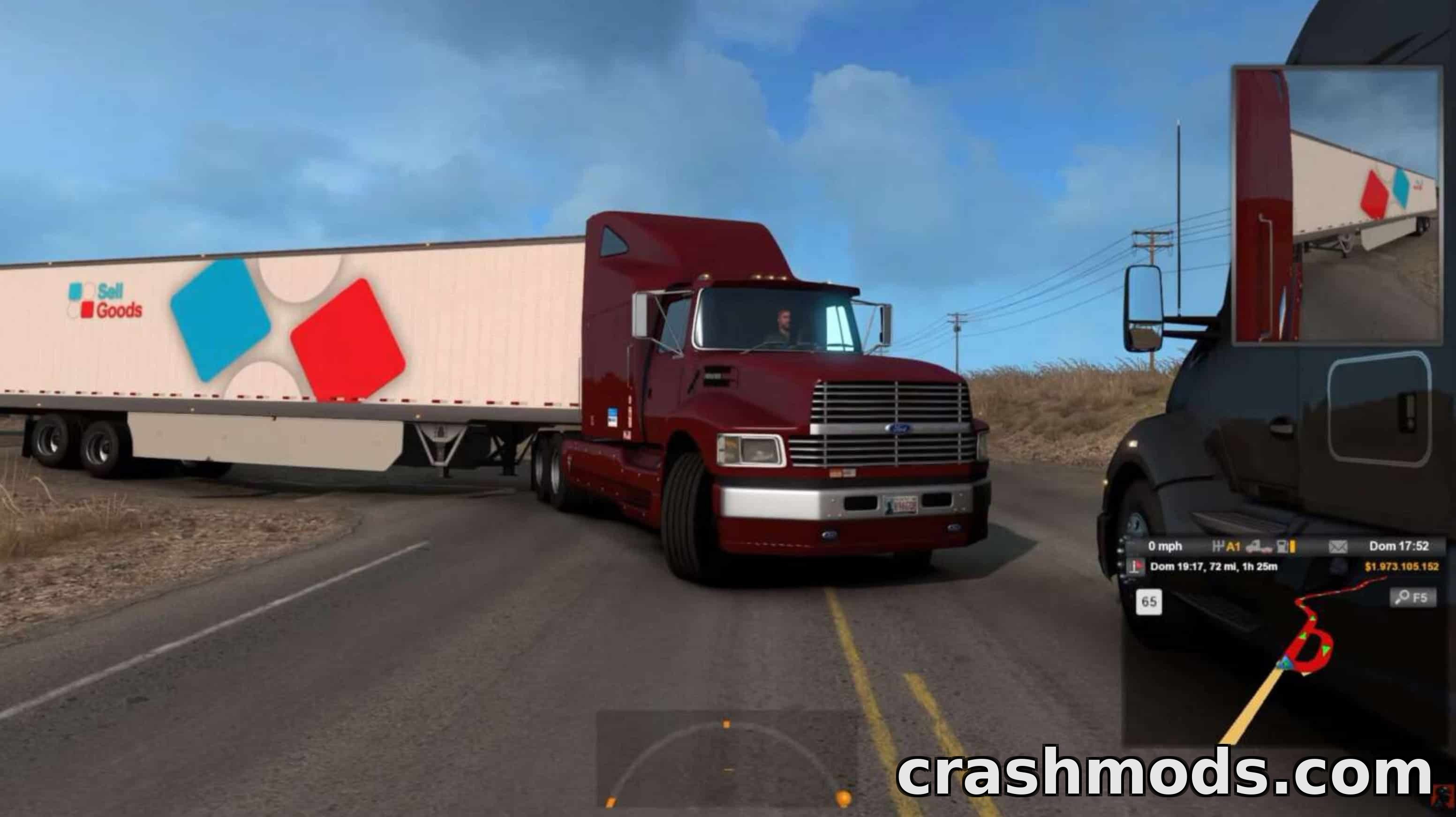 Ford LTL 9000 Aeromax – Detailed Truck with Custom Interior – screenshot 5