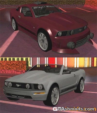 Ford Mustang GT Cabrio – Open-Top Muscle Car GTA San Andreas mod screenshot