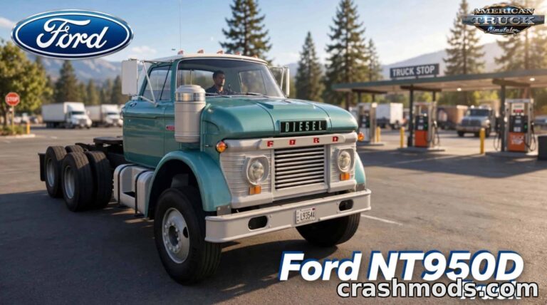 Ford NT950D Truck – Classic American Hauler American Truck Simulator mod screenshot