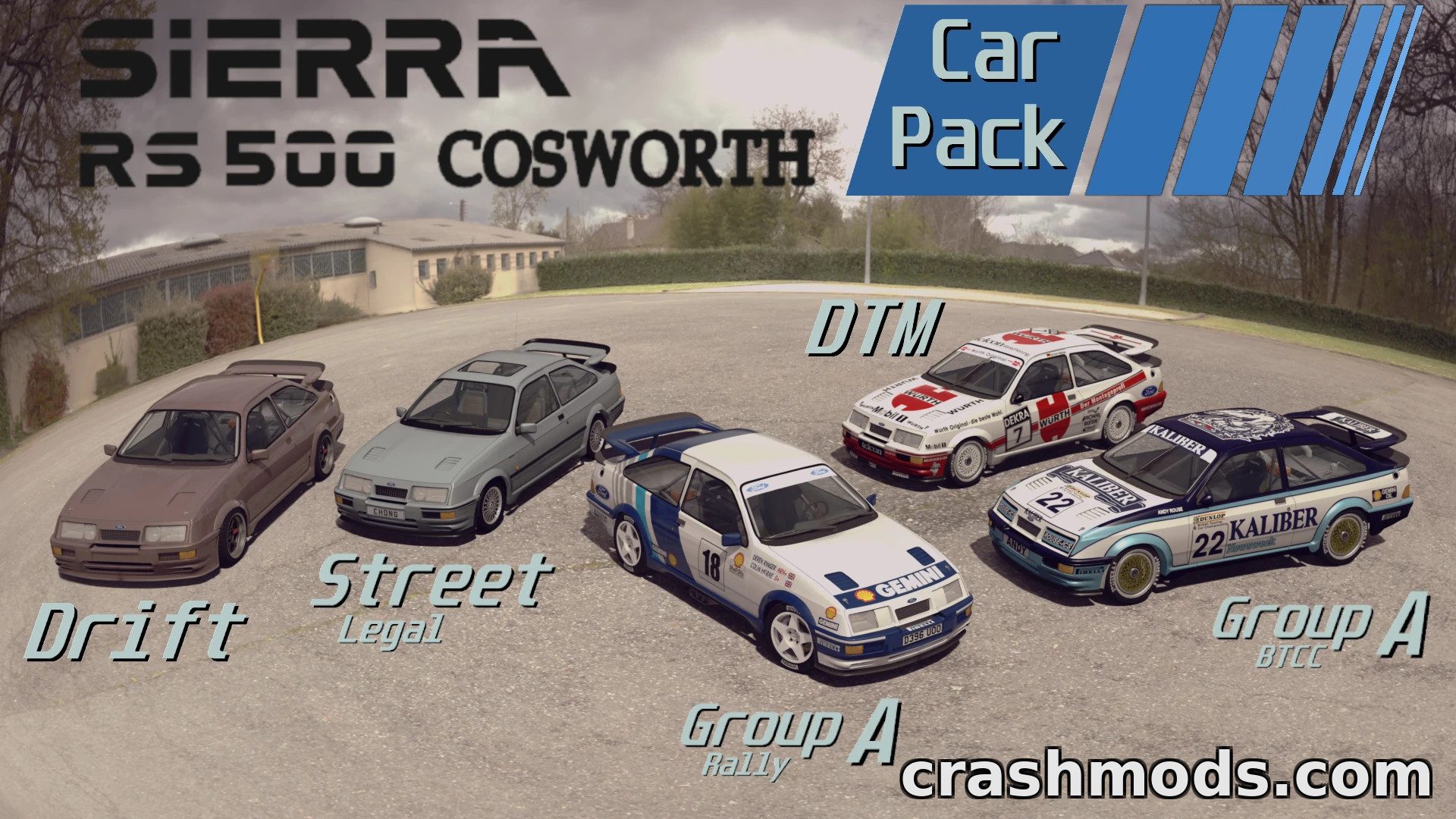 Ford Sierra Cosworth RS500 Pack – Group A, DTM, Rally and Drift – screenshot 2