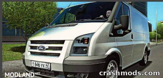 Ford Transit 1.8 TDI – Diesel Van with New Engine Settings City Car Driving mod screenshot