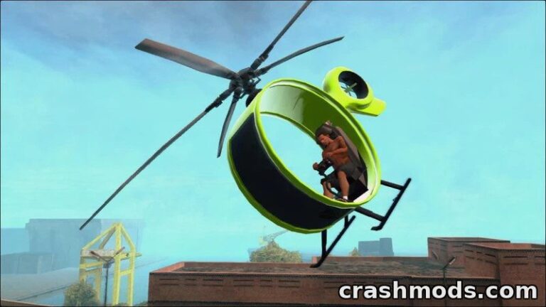 Futuristic Helicopter – Unique Custom Aircraft for Original Edition GTA San Andreas mod screenshot