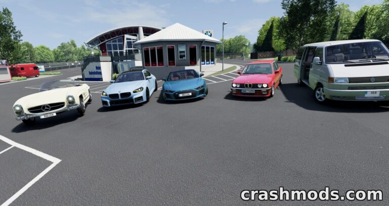 German Car Pack and Map – BMW M3 F80 Collection BeamNG.drive mod screenshot