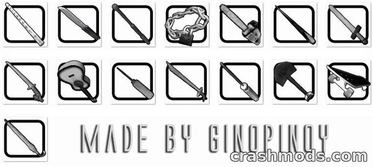Showcase of unique Filipino-inspired weapons from GinoPinoy’s Melee Pack for GTA San Andreas.