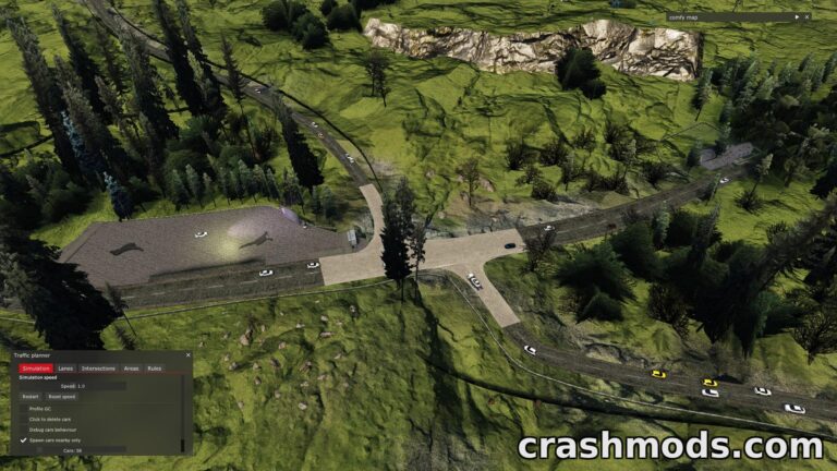 Glen Sheil Realistic Traffic Simulation – Map Traffic Add-on Assetto Corsa mod screenshot