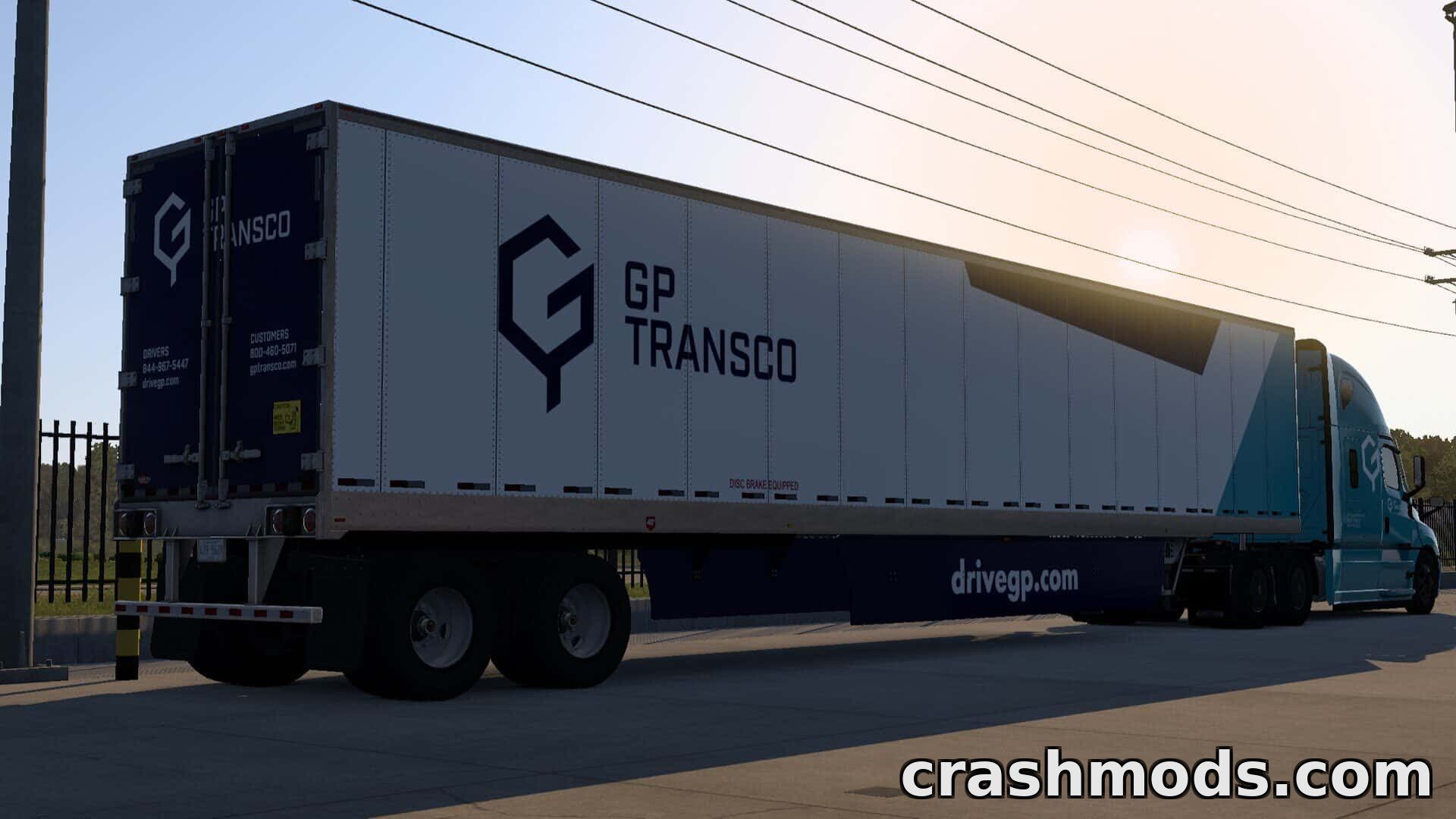 GP Transco Skin Pack – Freightliner, Kenworth & Trailer – screenshot 2
