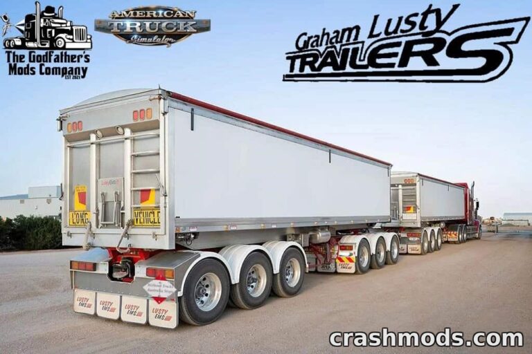 Graham Lusty Tipper – Aussie Tipper Trailer American Truck Simulator mod screenshot